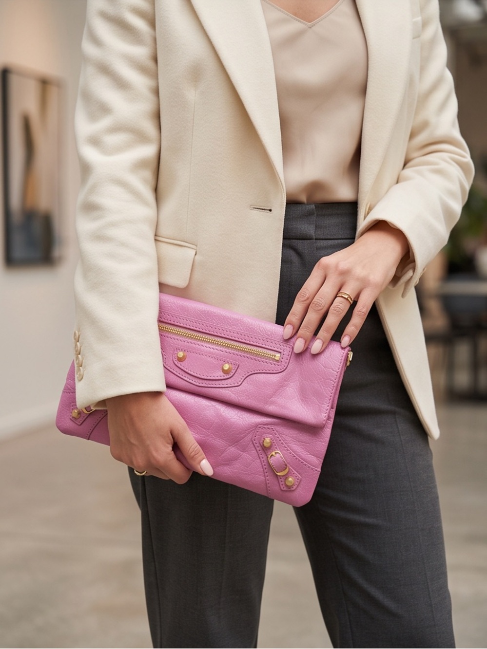 Authentic Balenciaga Giant 12 Envelope shoulder bag